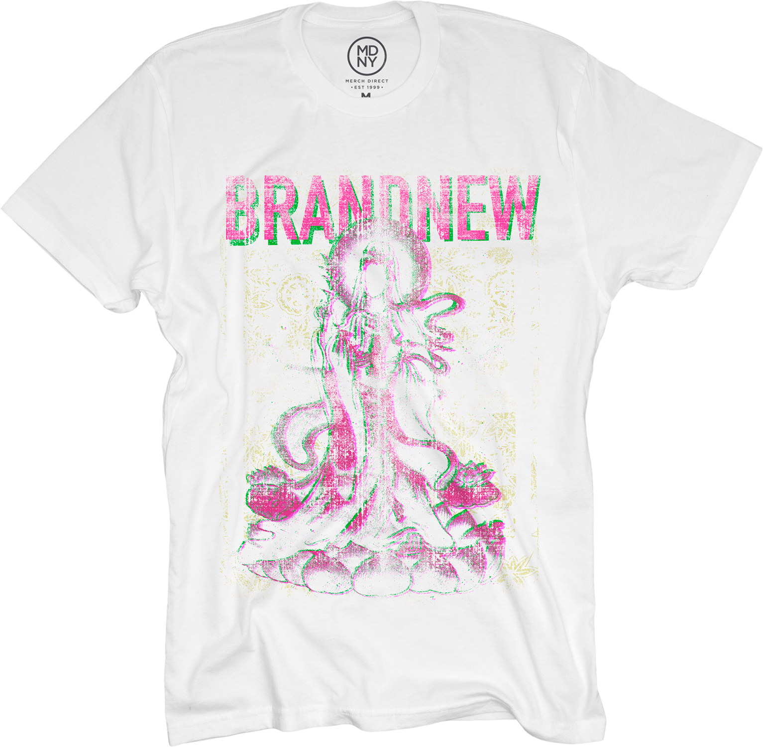 Lady on White T-Shirt