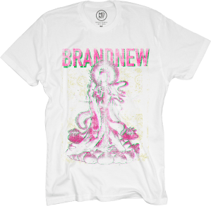 Lady on White T-Shirt