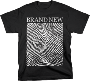 Fingerprints On Black T-Shirt