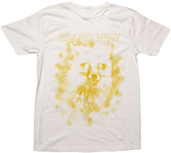 Spray Fox on Vintage White Ultra Fine Jersey Slim Fit Destroyed T-Shirt