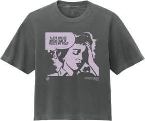 Love You So Much Ladies Crop Tee